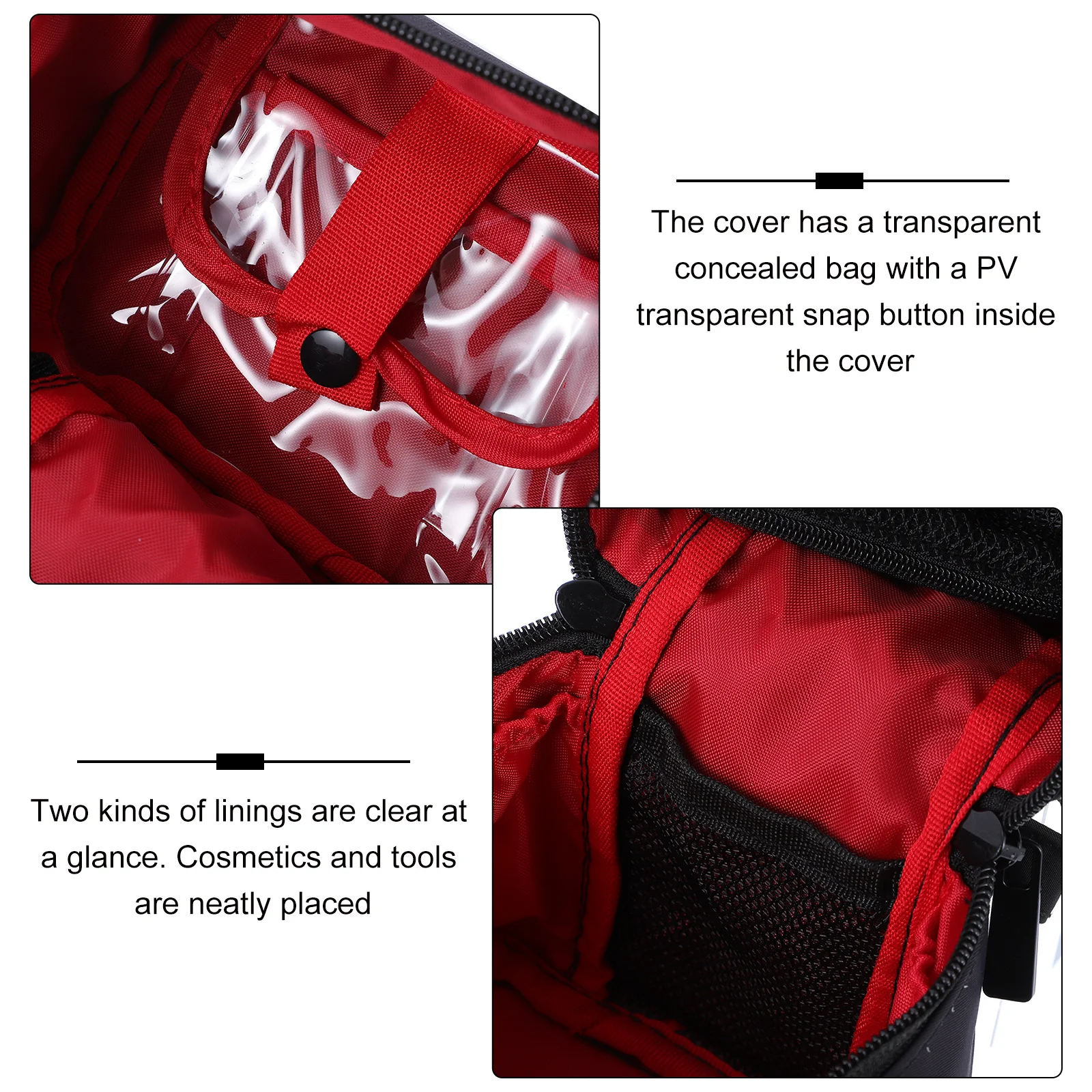 

1Pcs Travel Makeup Bag Waterproof Outdoor Toiletry Storage Organizer Portable Holder with Removable Mesh Zip