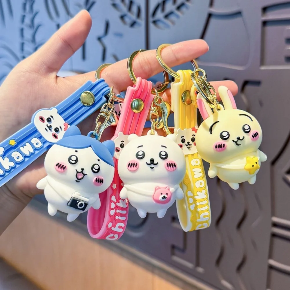

Аниме Chikawas фигурки брелок Kawaii Hachiware Usagi кукла студенческий рюкзак кулон украшение брелок аксессуары подарки для девочек