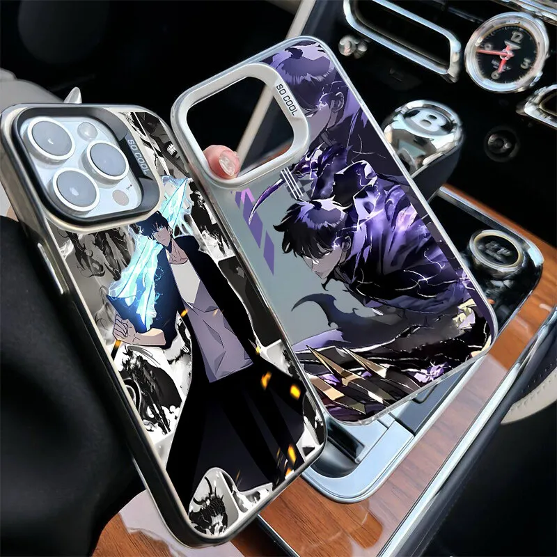 Funda de teléfono genial para OnePlus Nord 4 Nord4 5G 3 2 8T Nord CE 2 3 4 Lite Anime coreano Solo nivelación chapado láser IMD cubierta