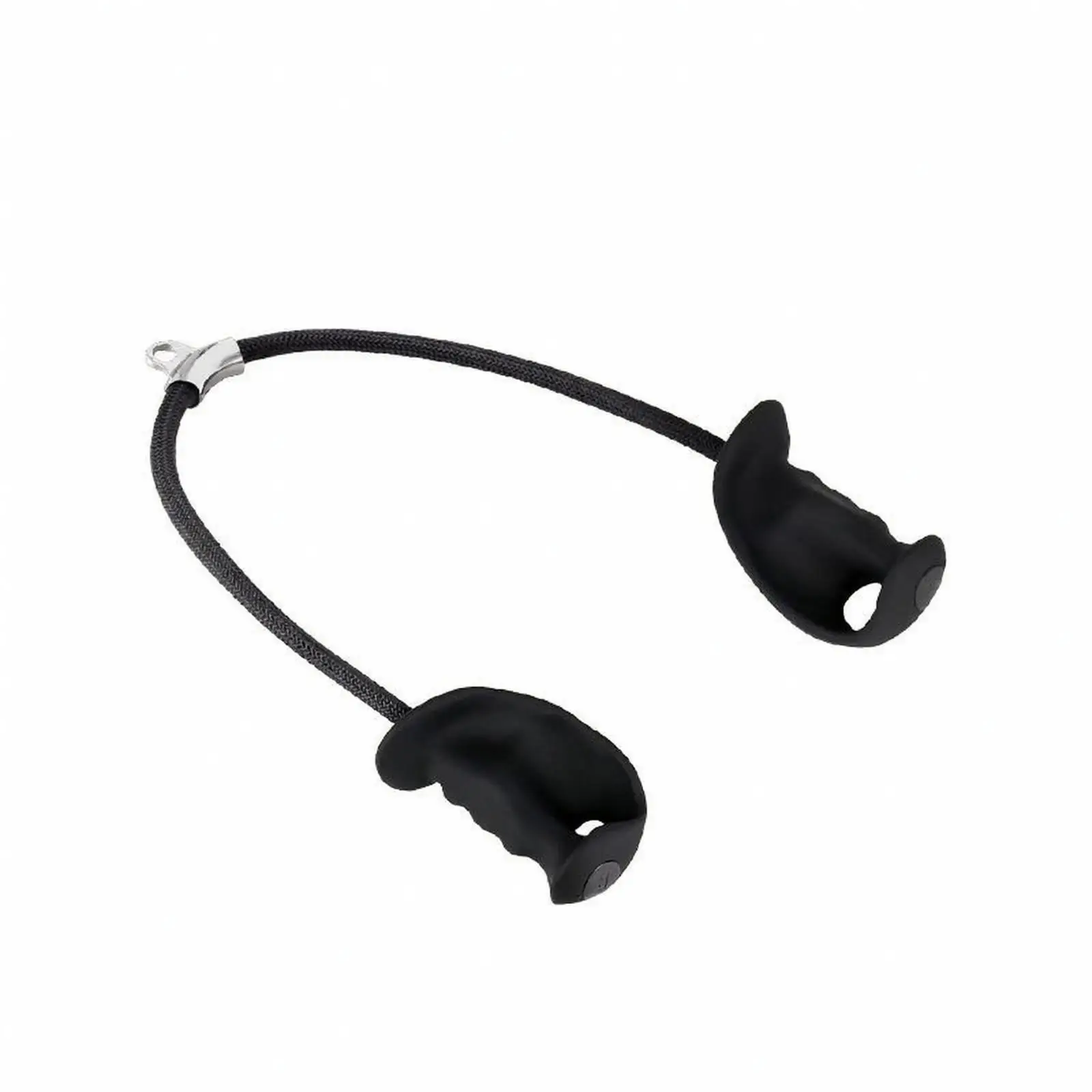 Braided Rope Exercise Handle for Cable Pulley Gym Attachment with Contoured Hand Grips Strength Training