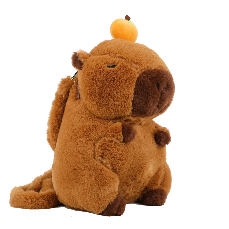 Capybara Pluche Rugzak Kawaii Mode Plushie Pop Bont Tas Kindertas Schoudertas Mini Knapzak Zakken Cadeaus Voor Vriendin