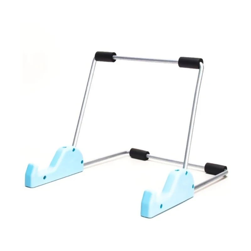 C90C Space Saving Metal Tablet Stand Foldable Adjustable Computer Holder