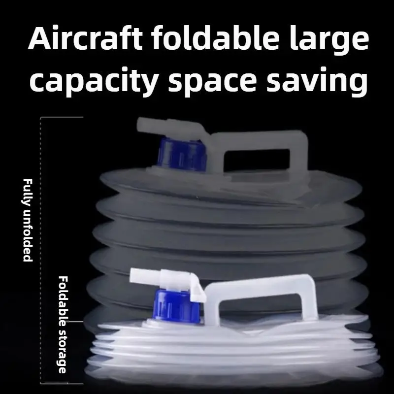 【C】Outdoor Folding Square Water Bag Car Portable Thickened Bucket Field Drinking Water Storage Tank