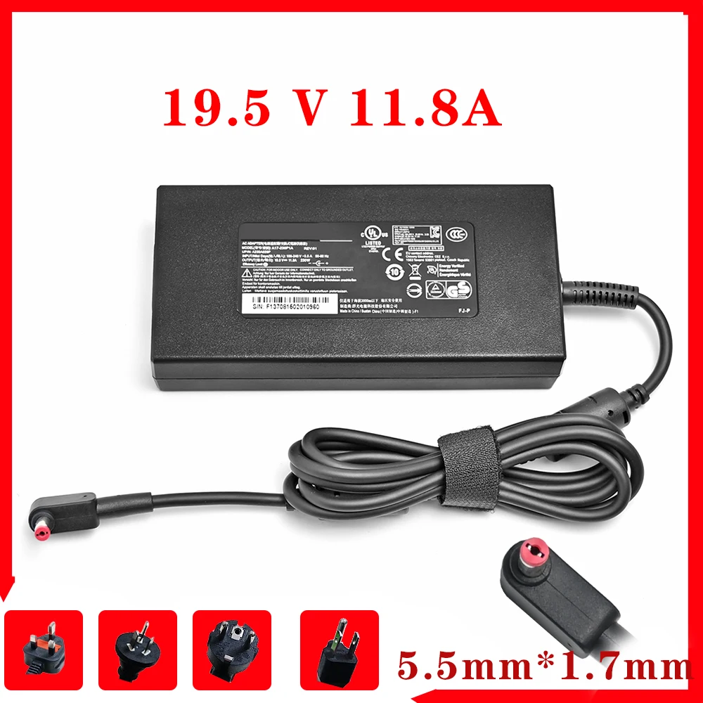 

19.5V 11.8A 230W For Chicony A17-230P1A A230A033P Power Supply AC Adapter For ACER DELTA ADP-230JB D Laptop Charger