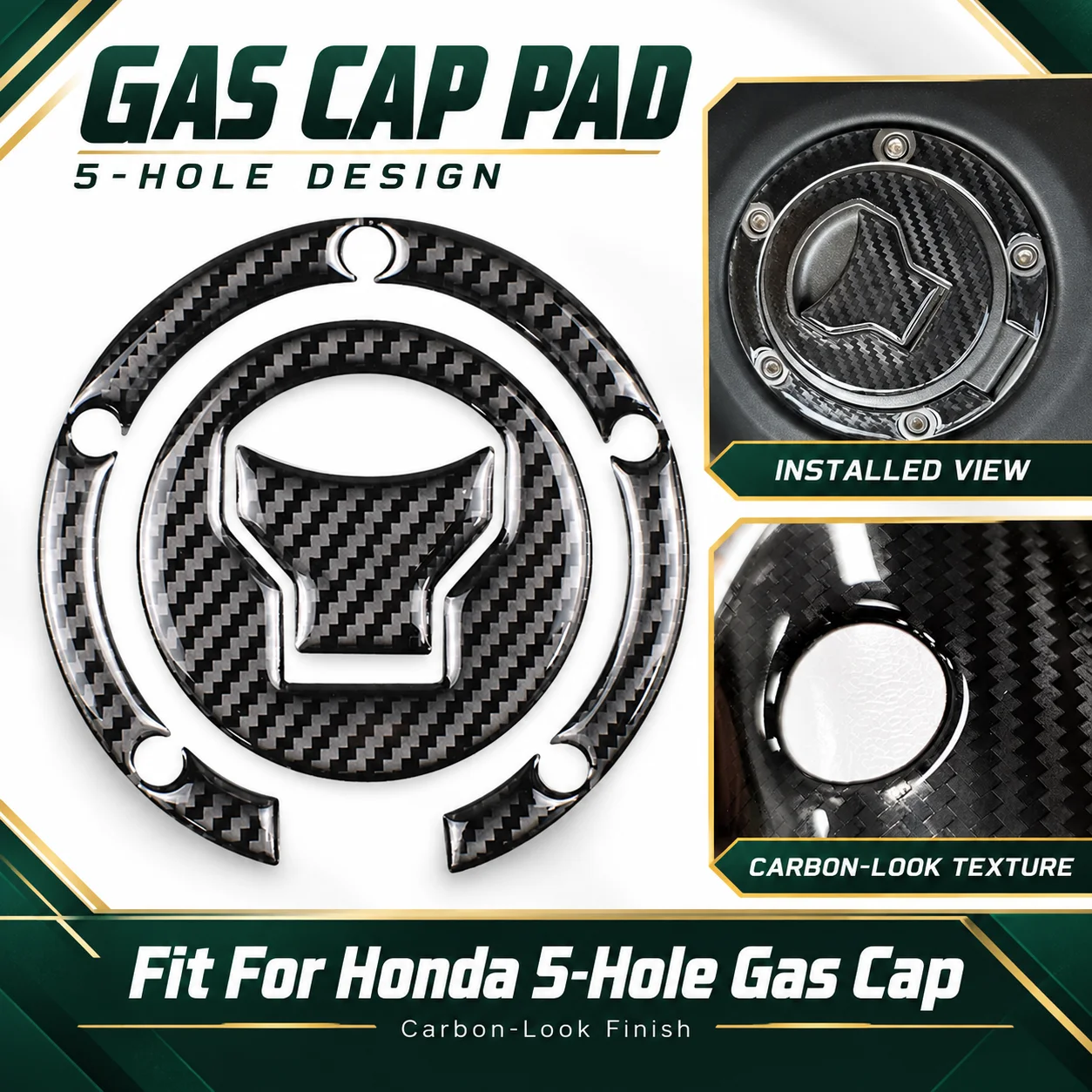 Fit for CB750 CB1000 Hornet CBR650R CB650R Motorcycle Fuel Gas Tank Cap Cover Pad Sticker Decal XL750 NT1100 CRF1000 CRF1100