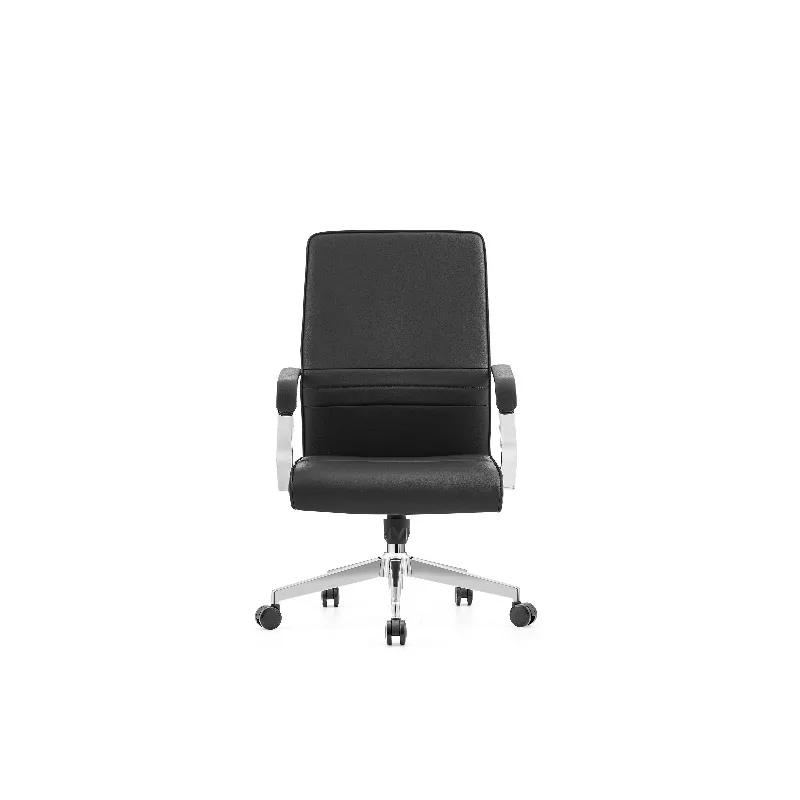 Comfortable Rotating Conference Chair Metal Base Office Rotating Leisure Chair