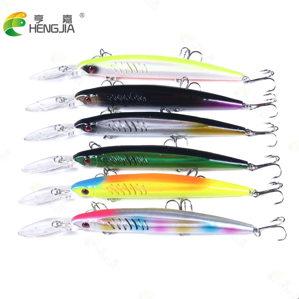 Trolling Sea Fishing Bass Long Tongue Board Bait 14.5cm 12.5g Minnow Bionic Lure Bait Swinging Vibration Lure Near Death Popper