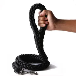 Heavy Duty Large Dog Leash Durable Nylon Braided Lead for Small Medium Big Dogs Bully Walking Hunting Camping Pet Accessories