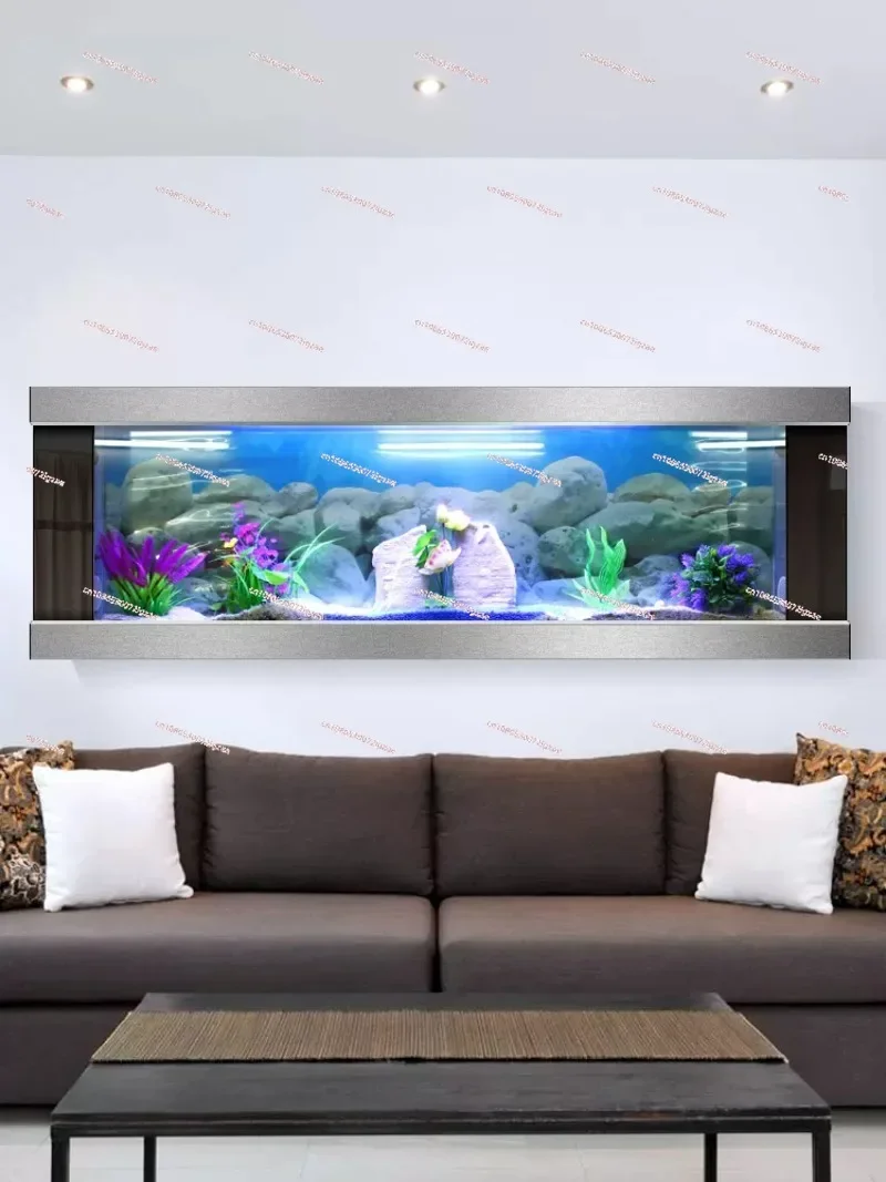 New product New Fashion Modern Customizable High Quality Wall Mounted Aquarium Fish Tank