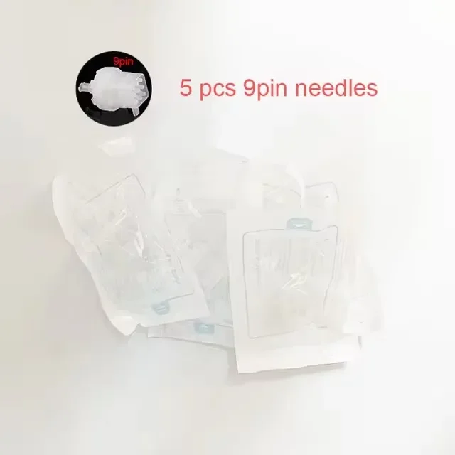EZ Hydra Vacuum Meso Gun EZ 5pin EZ Meso Gun Derma Microneedle Pen Korea Negative Pressure Skin Rejuvenation EZ 5pin 9pin Needle image 3