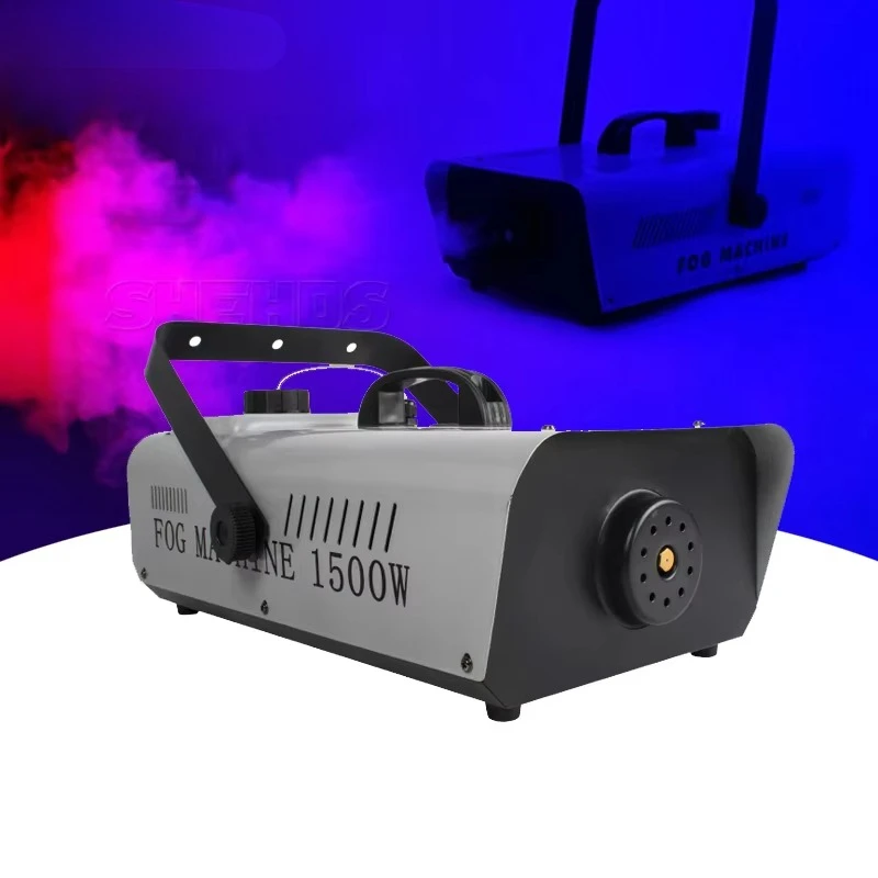 1500W LED Fog Machine for Wedding DJ Stage Lights Wireless Remote Control Iron Smoke Machine Nightclub Effect Equipment