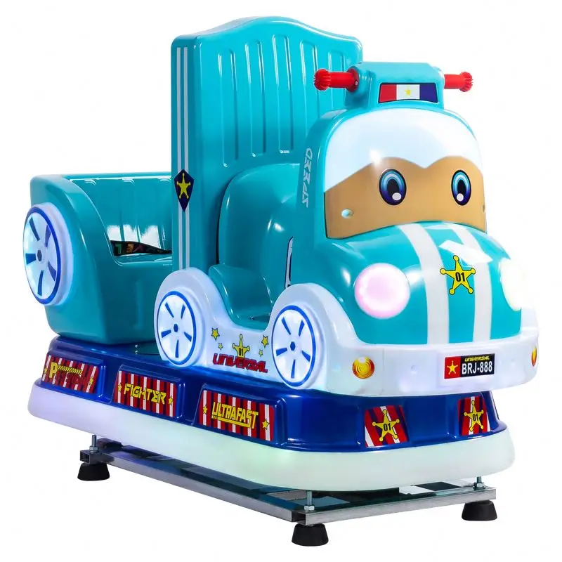 The popular indoor children's family double rocking chair with electric music swing is equipped with a game center.