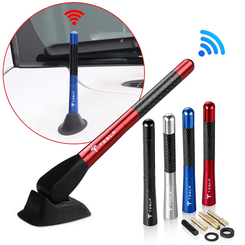 

Center Hub Cap 12cm Car Radio Antenna FM/AM Metal Receiving Antenna for Tesla Model 3 S X Y 2022 Style Roadster Invader Coil Mod