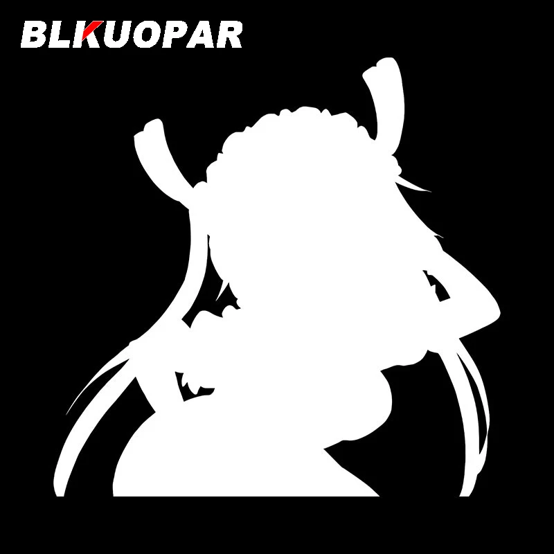 BLKUOPAR Miss Kobayashi's Dragon Maid Car Sticker Anime Personality Decal Waterproof Bumper Windows Decoration Car Goods