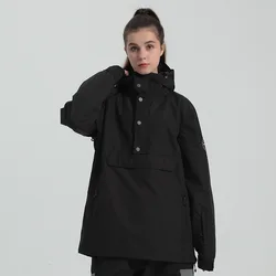 Traje de esquí para hombres y mujeres, mono a prueba de viento, conjunto de chaqueta y pantalones de esquí, traje de snowboard al aire libre cálido, impermeable, monos