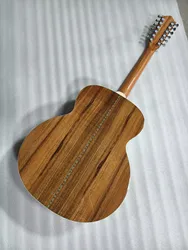 Jumbo professional acoustic guitar, vintage electric guitar, 12 strings, AAA KOA Guild