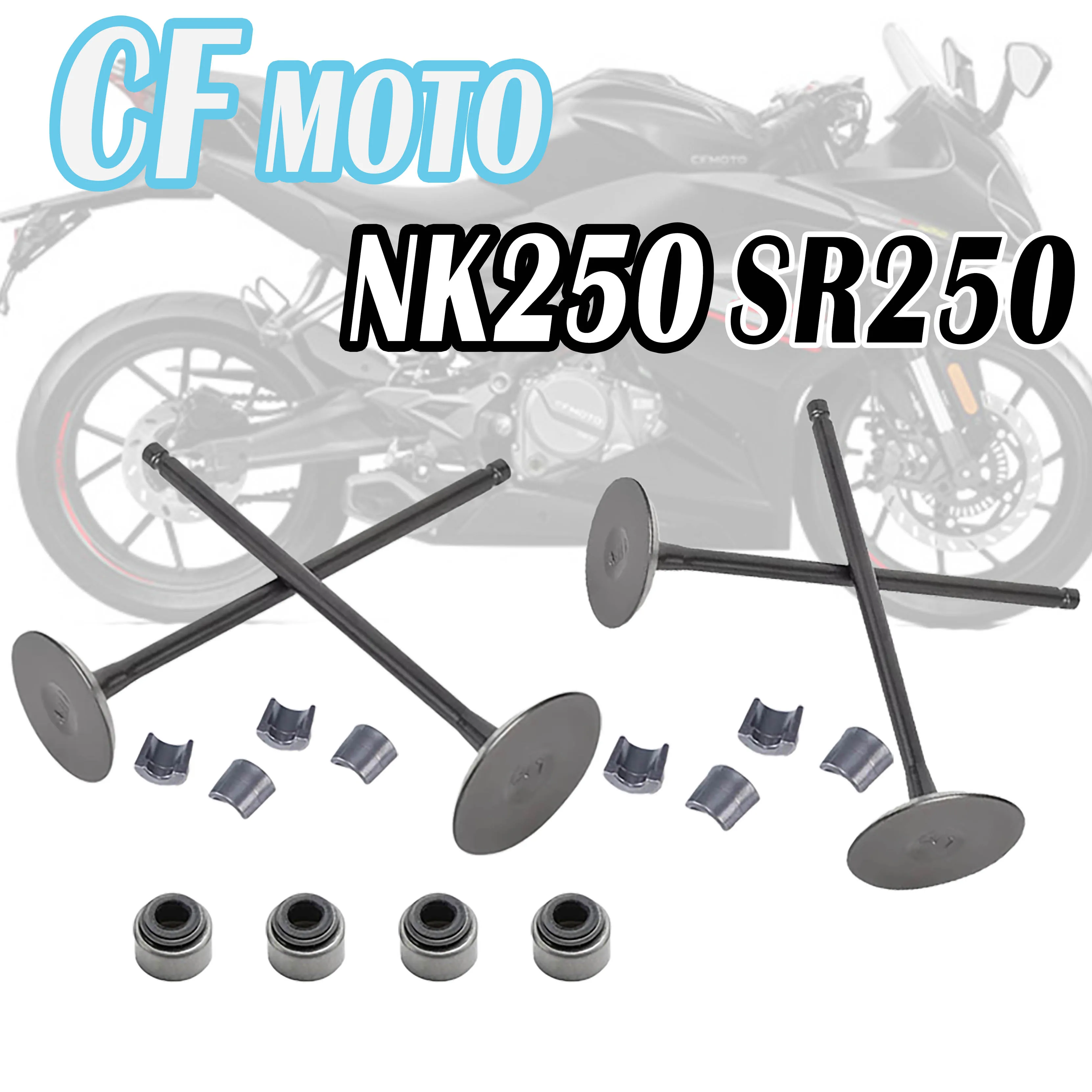 

Аксессуар для двигателя мотоцикла, стопорная пластина впускного и выпускного клапана, сальник, подходит для CFMOTO 250CL-X NK250 SR250, четырехклапанный модуль