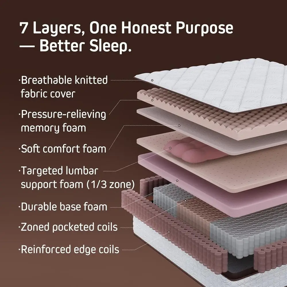 Materasso - Genitore (12 pollici, King Size (standard USA))