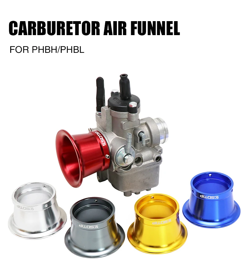 Alconstar Motorcycle Carburetor Carburador Air Cup Aluminum Wide Trumpet Air Funnel 38MM 42MM For Dellorto PHBH PHBL Carb