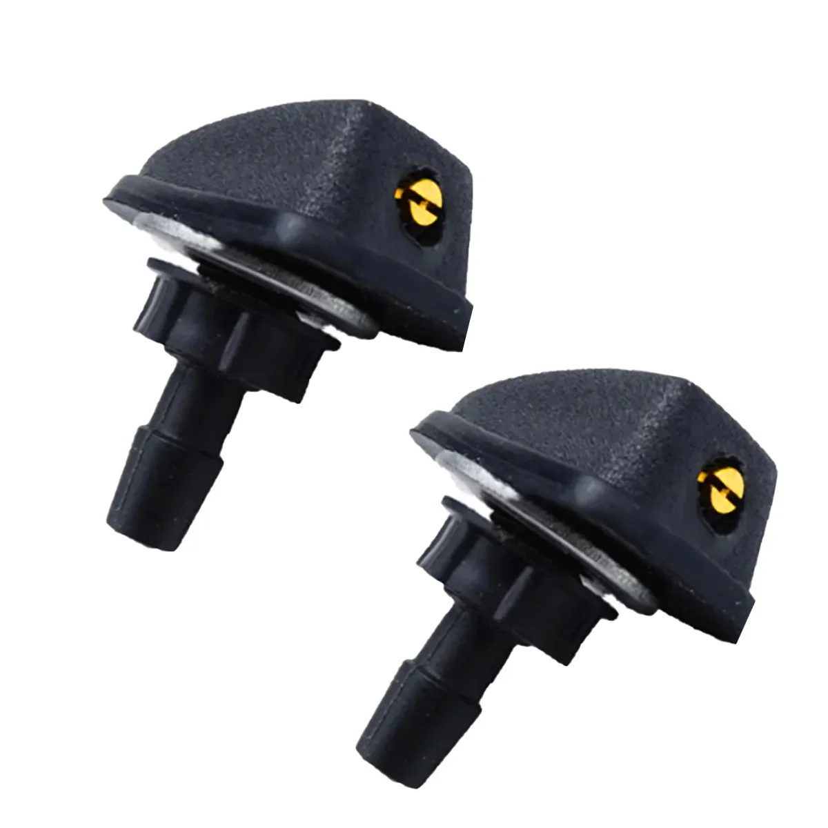 2PCS Universal Front Windshield Wiper Nozzle Jet Sprayer Kits Sprinkler Water Fan Spout Cover Washer Outlet Adjustment