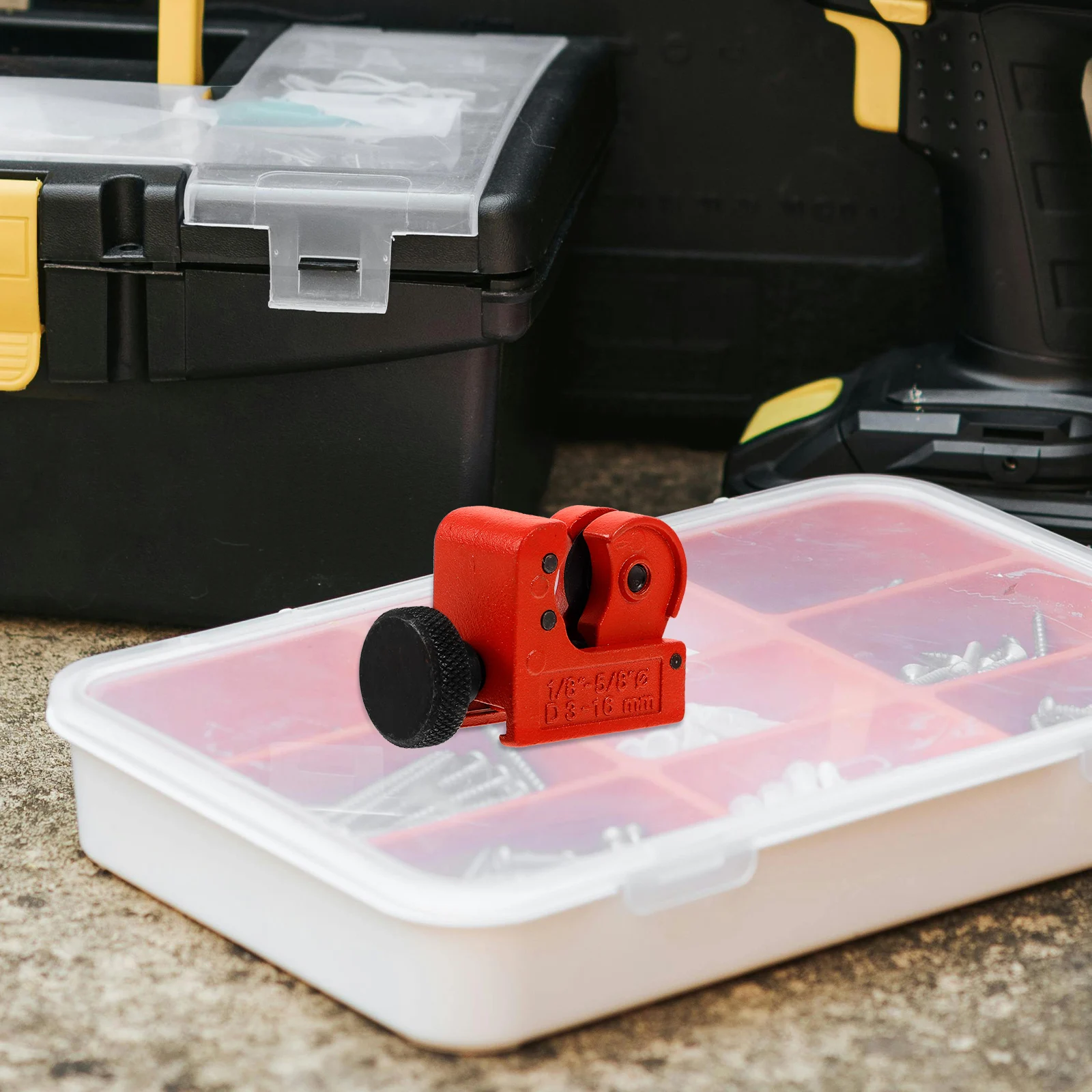 

Pipe Manual Tube Cutting Machine Copper Bearing Hand Tool for PVC Stainless Steel Tubing Heavy Duty Easy Use