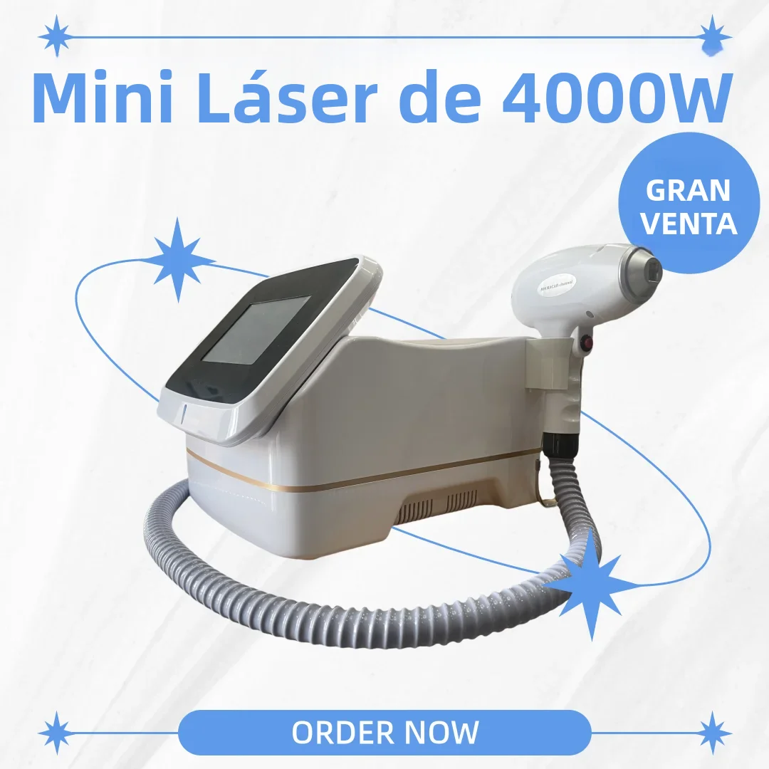 Mini Depiladora Láser De Diodo Ice Platinum 808Nm 4000W, Máquina Depiladora Para El Hogar, Rejuvenecimiento De La Piel, Depilación, La Mejor Opción — -36%, 167.62€ Coupon, from 297.99€ – 36% descuento – €297.99