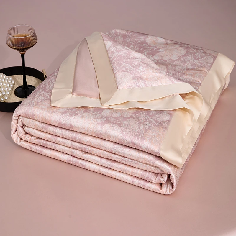 

Охлаждающее цифровое одеяло 2026 с принтом «Водный светящийся снежный лотос» для кондиционированных помещений, летнее, легкое