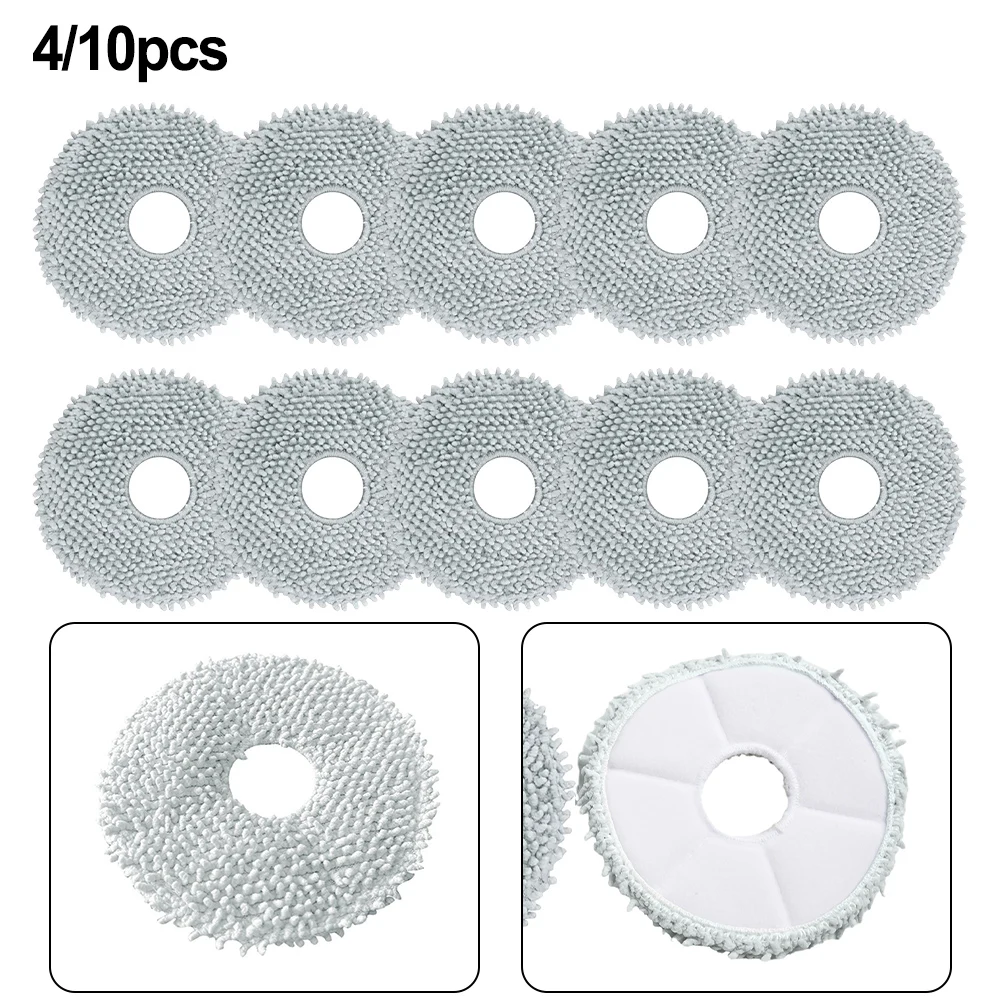 

Practical Exquisite High Quality Brand New Mop Cloth Replacement Part 4/10 Pcs For KaringBee S7 For OMNI Vacuum Cleaner