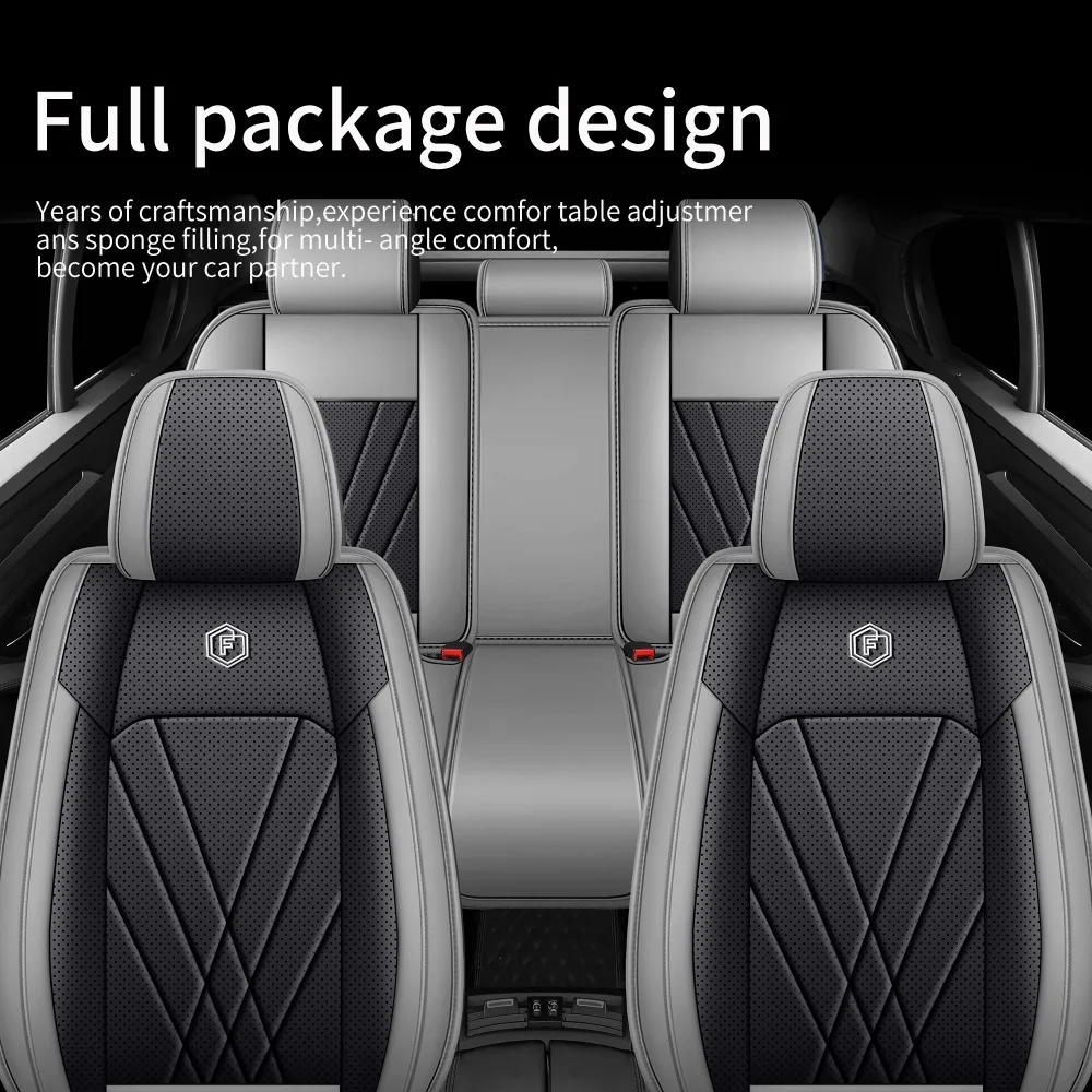 

Artificial Leather Universal Car Seat Cover for KIA ceed rio Carens Camival Picanto Telluride Cerato Sportage Car Accessories