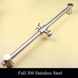 66cm length full 304 stainless steel shower sliding bar