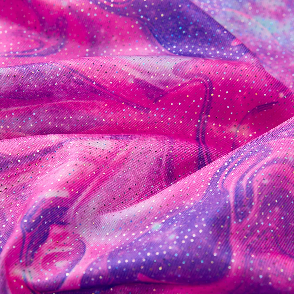 Mädchen-Tüllkleid mit Volants, Rosa Ärmelloses Sommerkleid mit Schleife, Mehrlagiges Geburtstags-Prinzessinnenkleid aus Polyester – Detail 6