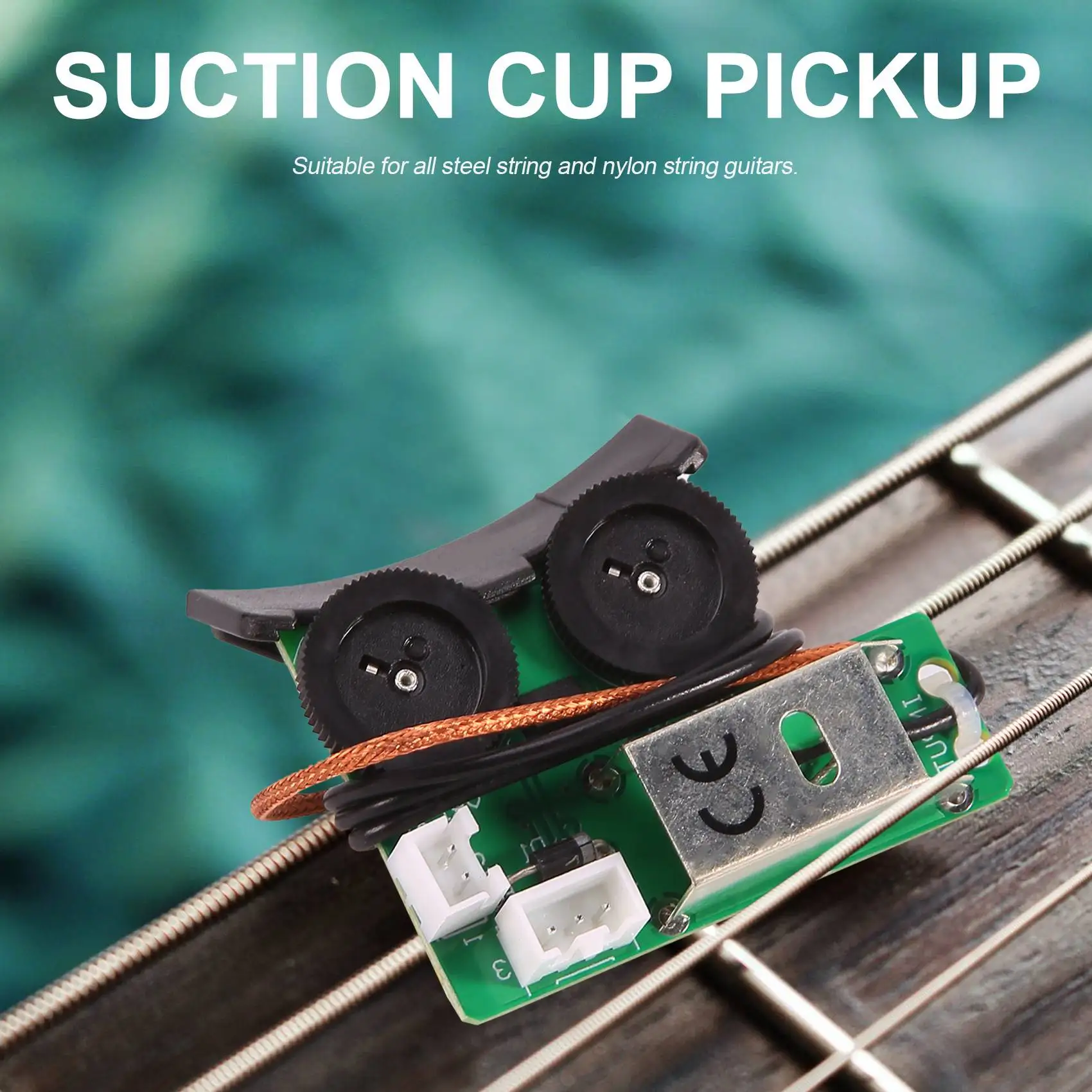 Under Saddle Piezo Pickup Onboard Preamp System for Acoustic Guitar image 5