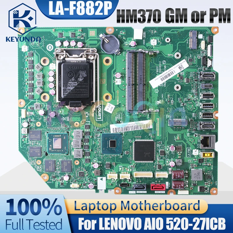 For LENOVO AIO 520-27ICB Mainboard LA-F882P HM370 216-0905004 01LM428 11S01LM426ZZZ All-in-one Motherboard