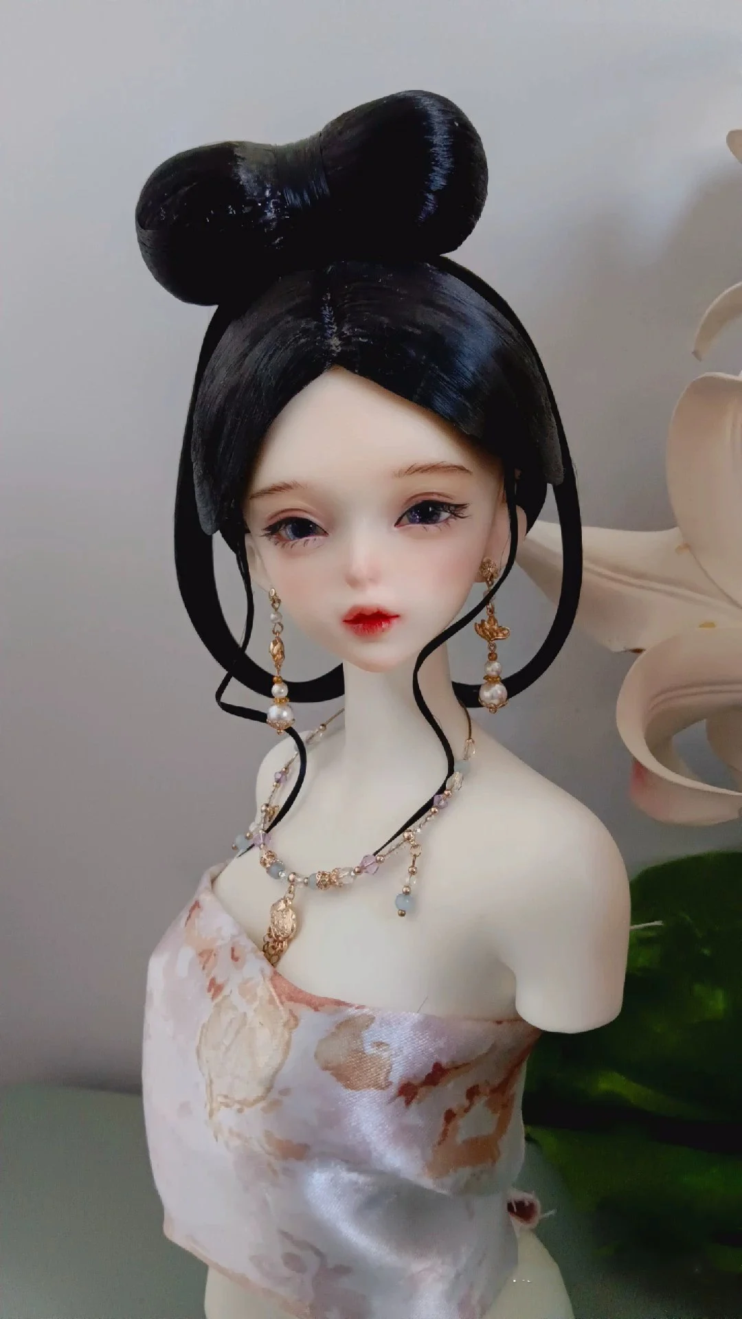 

1/4 1/3 Scale BJD Doll Wigs Ancient Costume Hanfu Vintage Style Hair Fairy Wig For MSD SD13 Girl SSDF Uncle Accessories A1736
