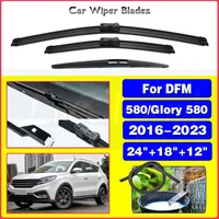 Escobillas de limpiaparabrisas delanteras y traseras para DFM 580 DFSK Glory 580 i-Auto SUV 2016 - 2023 ventanas parabrisas cepillos accesorios de coche