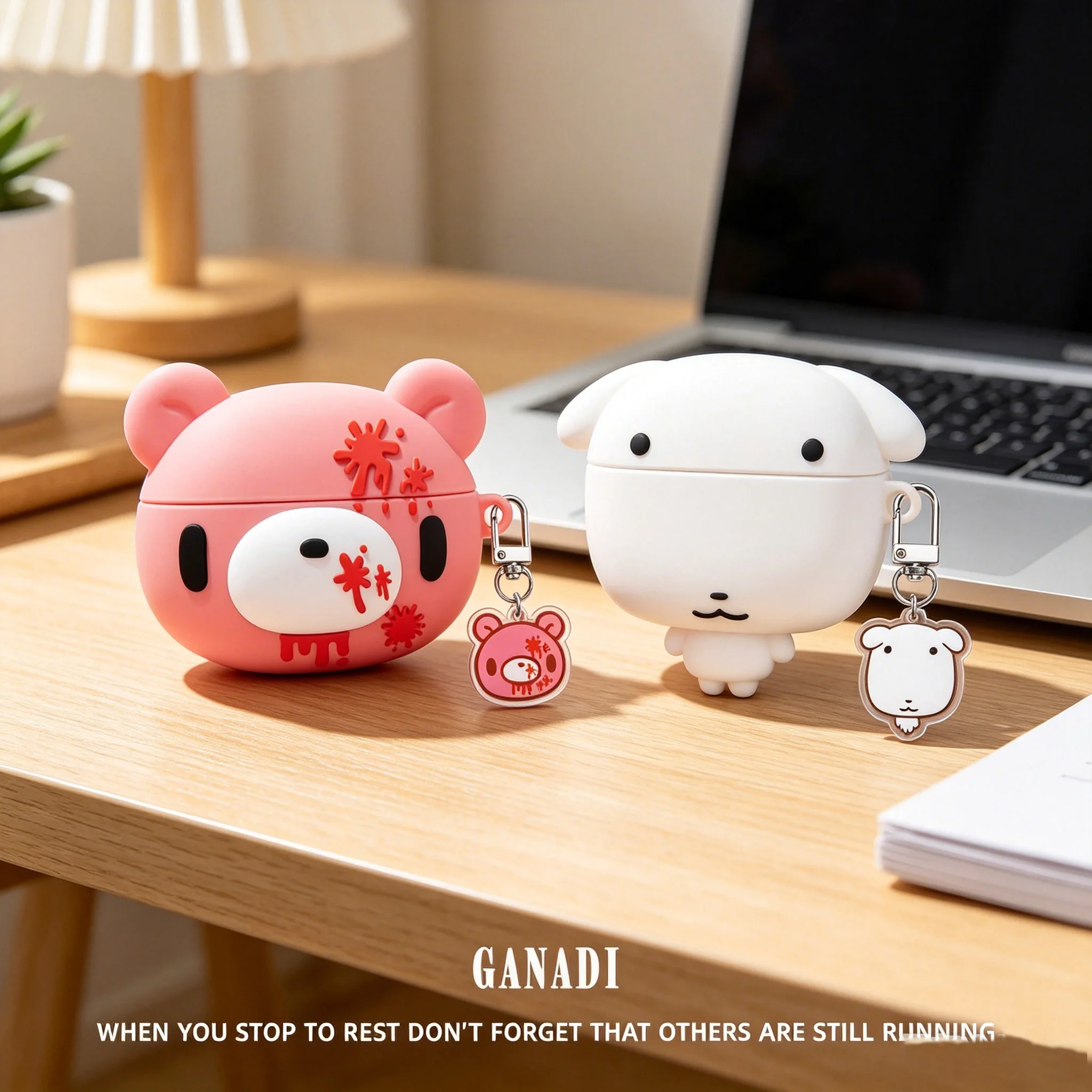 Dog Panda Bear Silicone Earphone Case Cover Accessories For Airpods Pro Pro 2 Pro 3 3 4