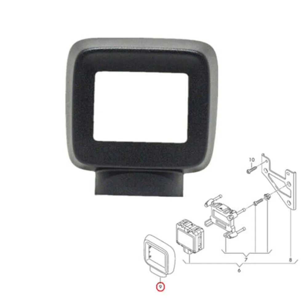 Brandneue Ersatz-Sensorabdeckung aus ABS Acc Cruiser, schwarzes Autozubehör, leicht, passend für Golf MK7 2013–2016