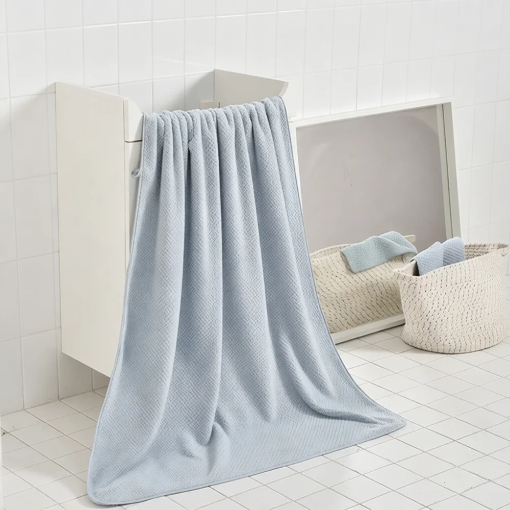 Premium Soft Bath Towel Coral Velvet Highly Absorbent Quick Drying Large Shower Wrap Comfortable Household Beach Towel