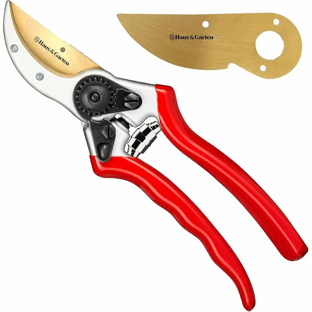 Heavy Duty Pruning Shears Replacement Blade High Carbon Steel Titanium Coated Easy to Install Garden Tools Bypass Pruner