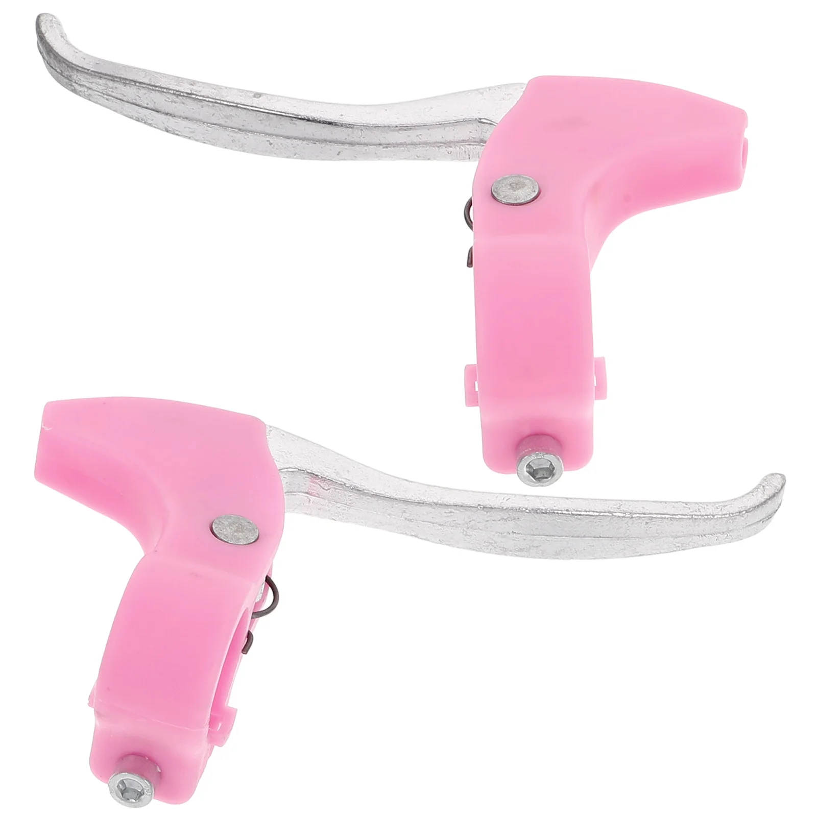 

2pcs Bicycle Brake Levers Set For Kids Mountain Road Electric Bikes Universal Brake Handle Replacement Durable Aluminum Abs