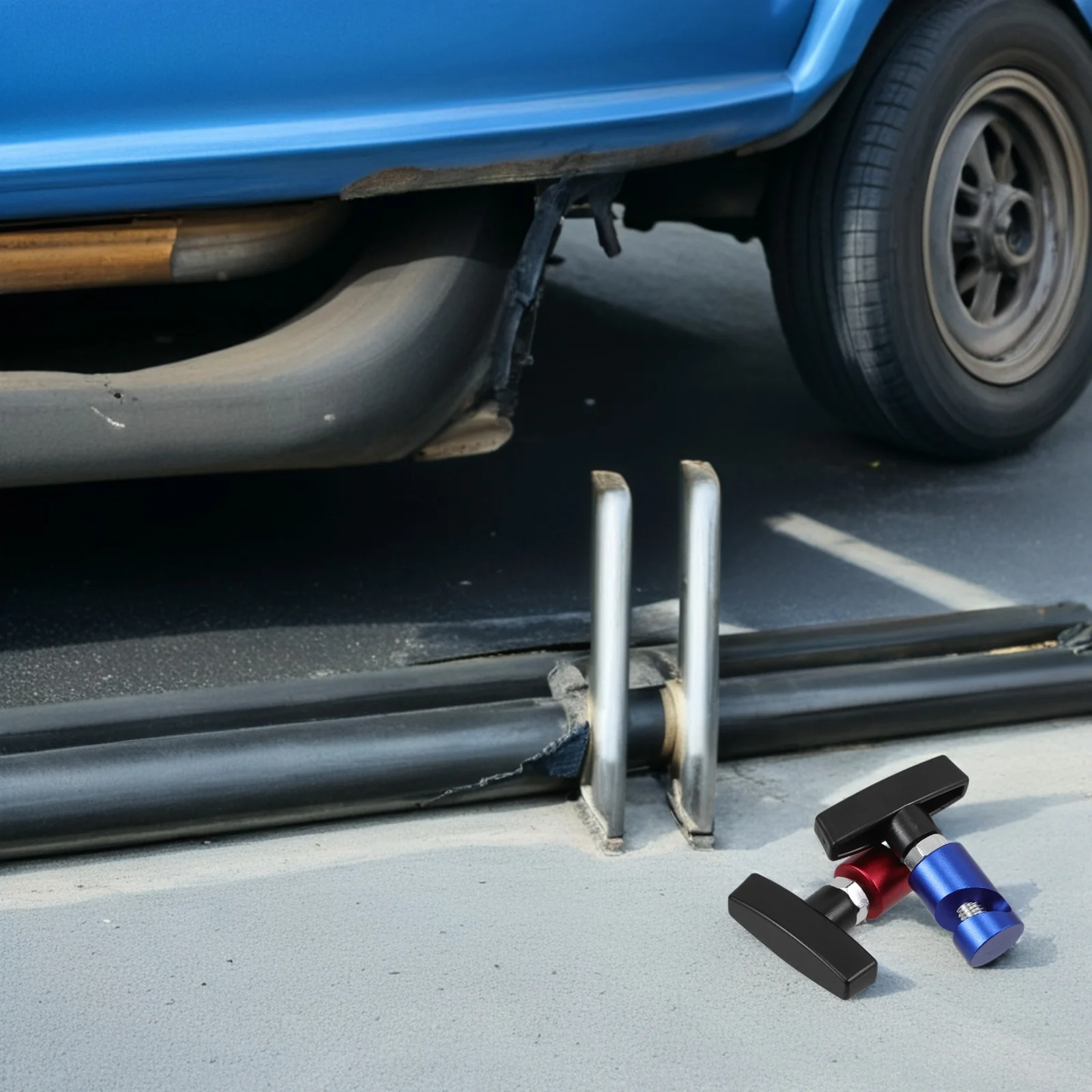 

2pcs Hood Lift Support Clamp Sturdy Metal Fixing Tool For Car Repair Maintenance Trunk Gas Spring Retaining Clip Lift Support