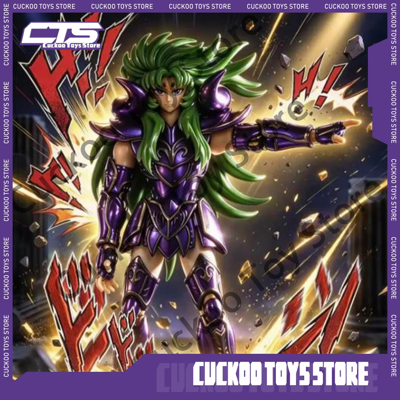 In Stock BLOKEES Champion Class Saint Seiya Aries Shion Returns Clad In Surplice Anime Action Figure Golden Saint Action Gifts