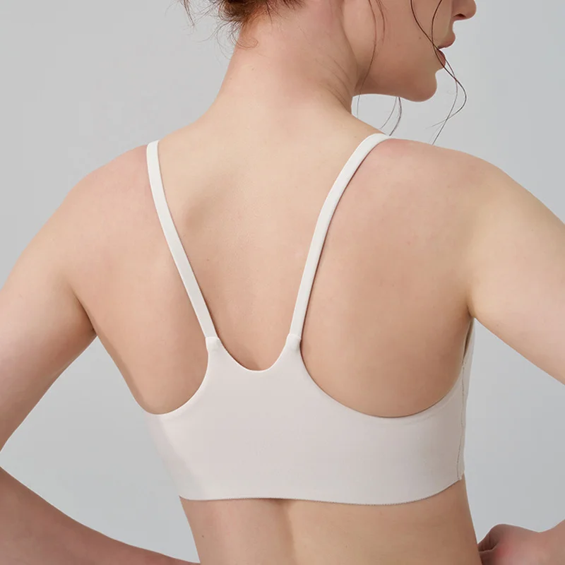 TRY TO BN Sports Bra Gym Sexy Back Push Up High Impact Shockproof Underwear Naked Crop Top Fitness Mujer Workout Women Yoga Bras
