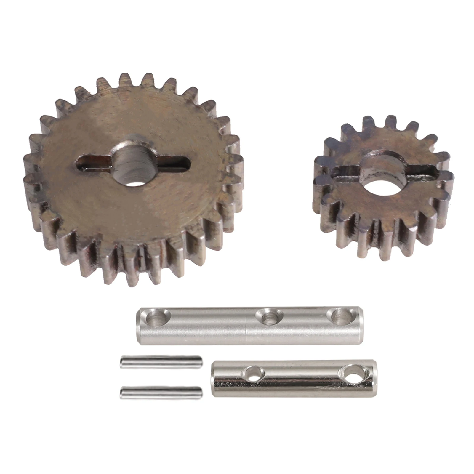 Suitable for MN 1/12 type MN128 MN86 G500 RC car metal upgrade accessories, including mid mounted gearbox steel teeth and shafts