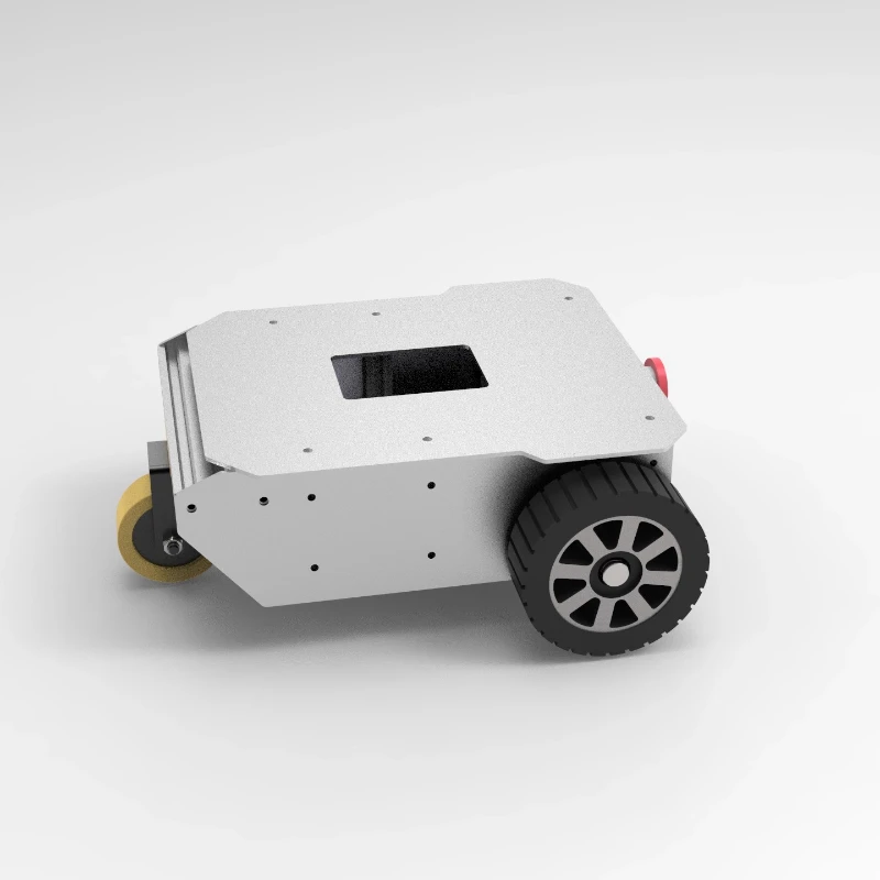 Two-wheel differential chassis, two-wheel drive trolley robot
