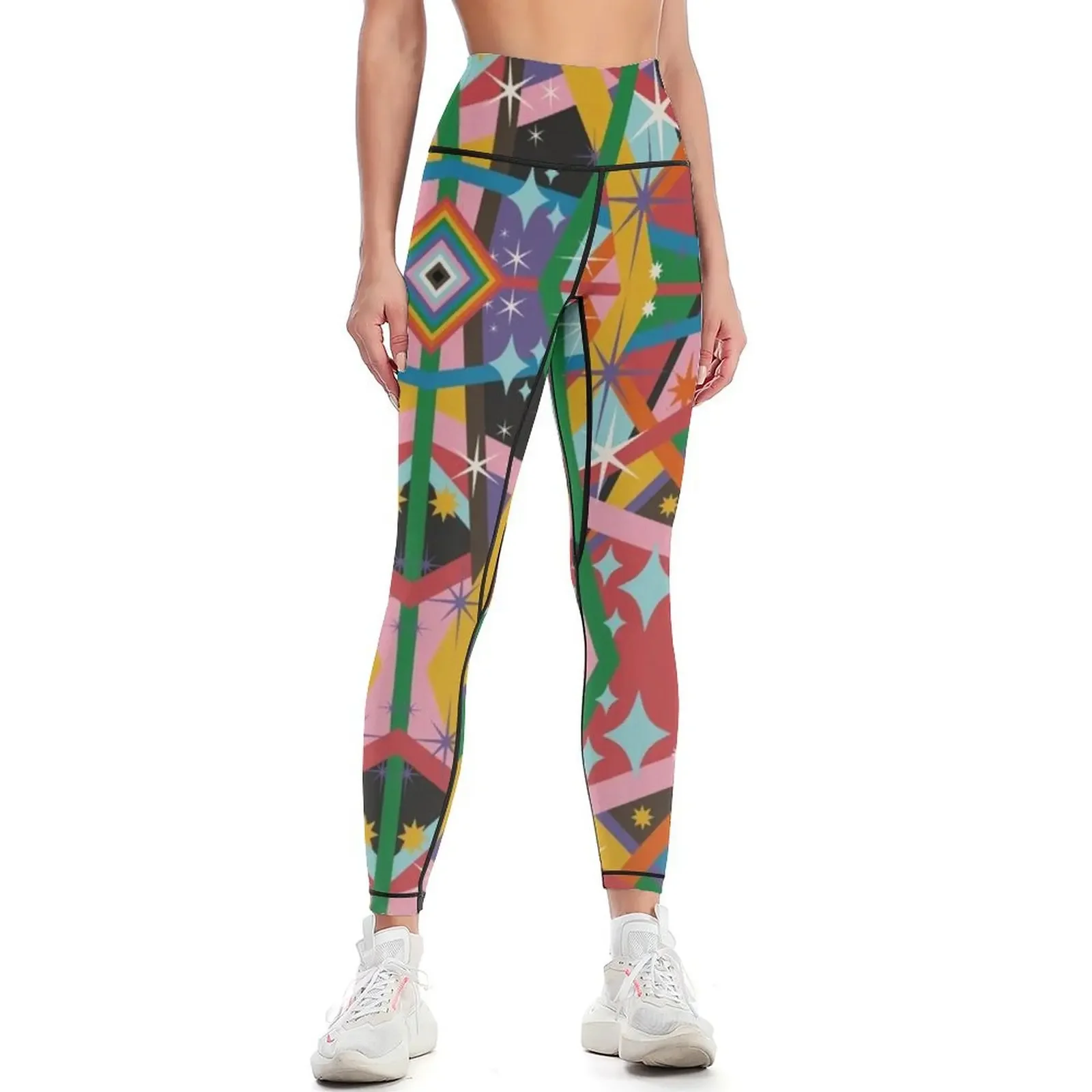 

SHIMMER (PRIDE 2022) Leggings Tight fitting woman gym sportswear woman Female legging pants high waist Womens Leggings