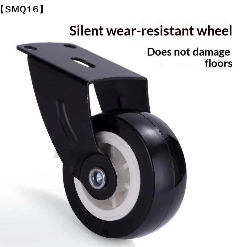 Furniture Casters Wheels Rubber Swivel Caster Quite Roller Wheels For Trolley Baby Crib Bed Wheels Home Accessory【SMQ】