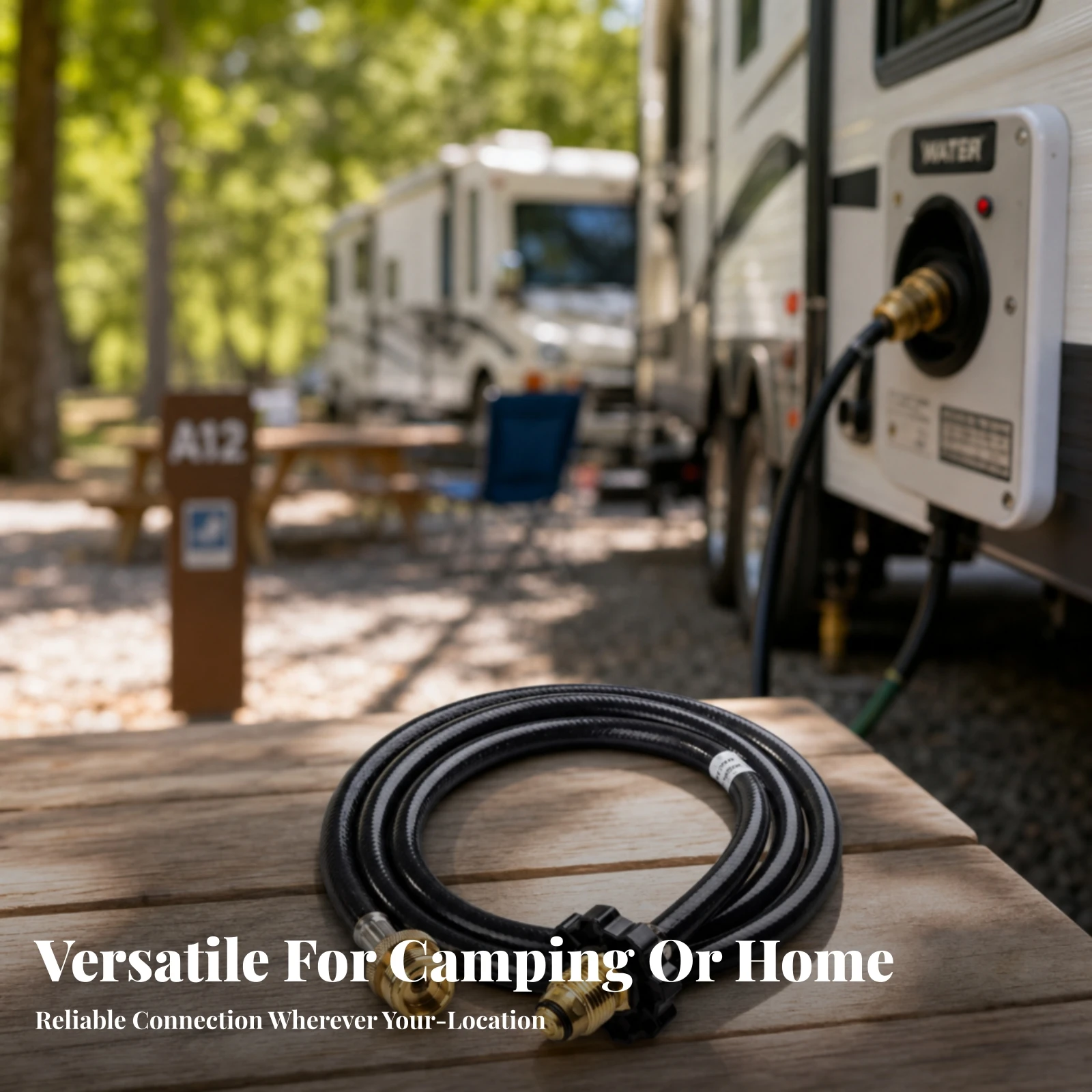 Propane Adapter Hose Long-Lasting Propane Hose with Brass Fittings Connector Long Lasting Hassleleak-Proof for Grills