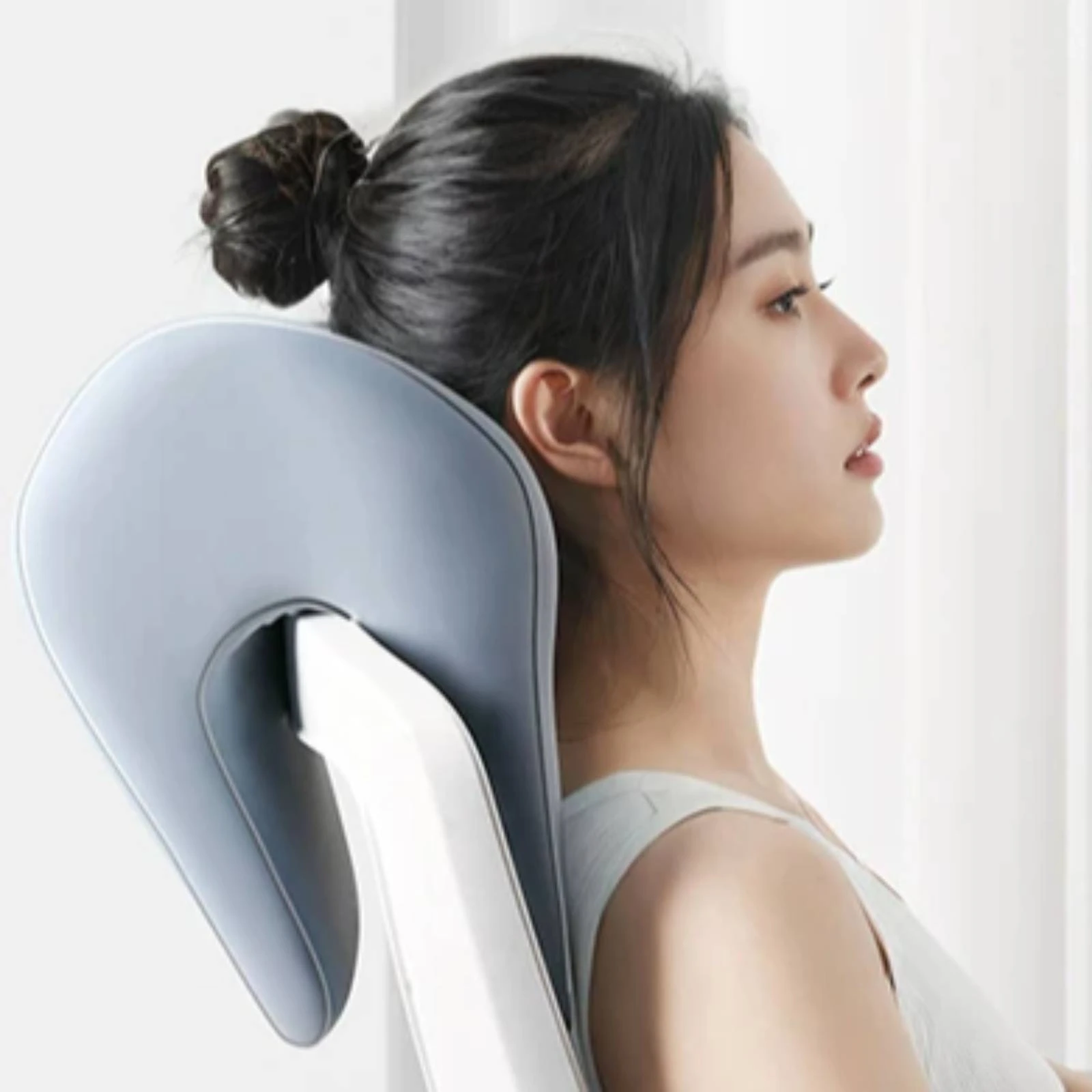 Office Chair Headrest Padded Headrest Cushion Neck Pillow with Strap Rest-Friendly Supportive for Desk Workers