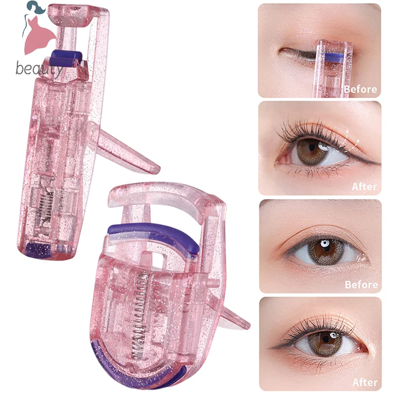 Mini recourbe-cils portable professionnel, pince à friser les cils, outil de maquillage cosmétique, accessoires pour cils, cils DONsEyelash C, 1 pièce, 2 pièces